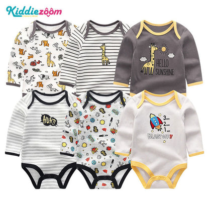 Baby Girl Clothes Unicorn Bodysuits 0-12M Roupas de bebe Baby Boy Clothes Stripe Jumpsuit Newborn Cotton Babywear Girls Clothes