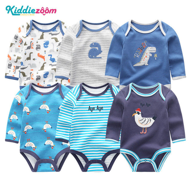 Baby Girl Clothes Unicorn Bodysuits 0-12M Roupas de bebe Baby Boy Clothes Stripe Jumpsuit Newborn Cotton Babywear Girls Clothes