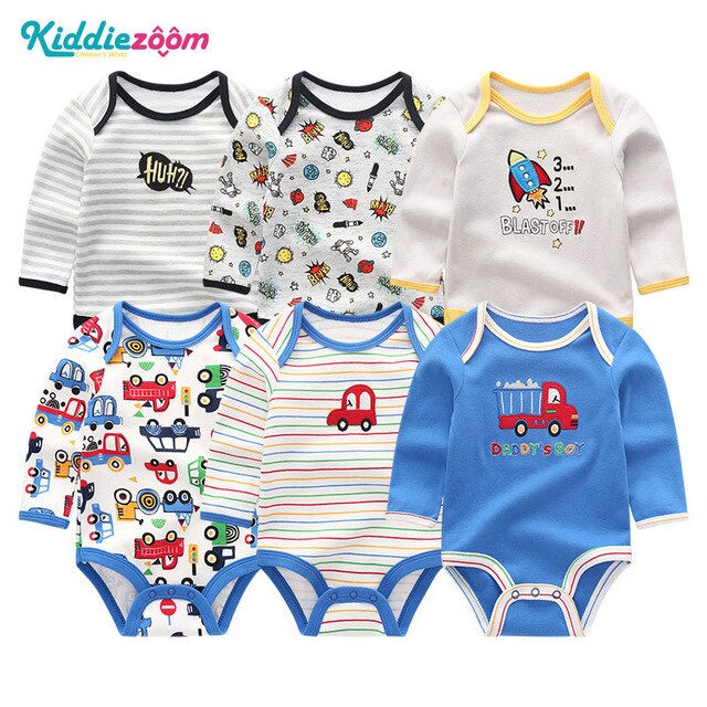 Baby Girl Clothes Unicorn Bodysuits 0-12M Roupas de bebe Baby Boy Clothes Stripe Jumpsuit Newborn Cotton Babywear Girls Clothes