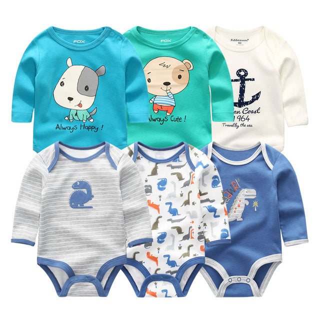 Baby Girl Clothes Unicorn Bodysuits 0-12M Roupas de bebe Baby Boy Clothes Stripe Jumpsuit Newborn Cotton Babywear Girls Clothes