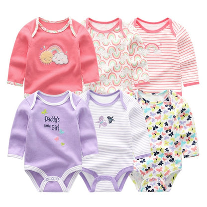 Baby Girl Clothes Unicorn Bodysuits 0-12M Roupas de bebe Baby Boy Clothes Stripe Jumpsuit Newborn Cotton Babywear Girls Clothes