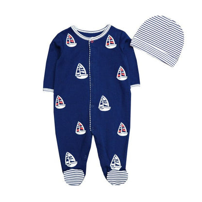 Fashion Baby Girls Clothes 100%Cotton Infant Jumpsuits Baby Rompers With Caps Long Sleeve Bebes Girls Costume Recem Nascido