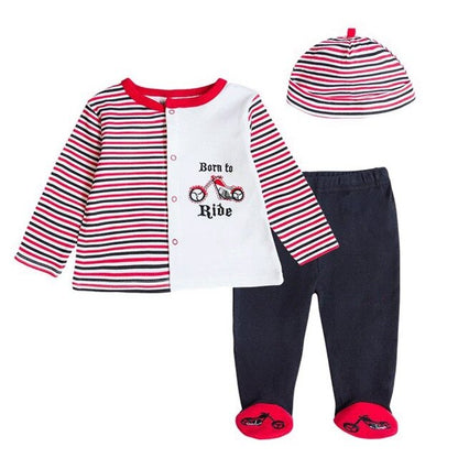 2019 New Fashion Baby Clothes Great Value With Baby Cap Hot Cute Animal Long Sleeve 100%Cotton Roupas de bebe Girls Boy Clothing