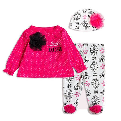 2019 New Fashion Baby Clothes Great Value With Baby Cap Hot Cute Animal Long Sleeve 100%Cotton Roupas de bebe Girls Boy Clothing