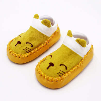 2019 Newest 0-24M Unisex Baby Boy Girl Shoes Newborn Slip-On 2T 1T First Walkers Kids Shoes Cotton Cartoon baby Canvas Shoes