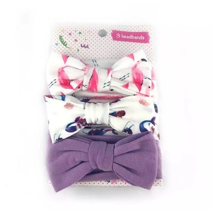 3pcs baby girl headband for newborn hair band elastic accessories cotton BowKnot girl hair band baby Hair Accessories