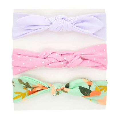 3pcs baby girl headband for newborn hair band elastic accessories cotton BowKnot girl hair band baby Hair Accessories