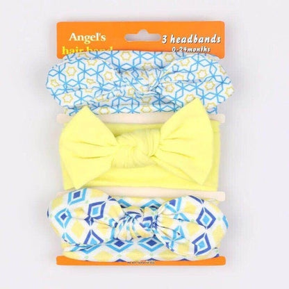 3pcs baby girl headband for newborn hair band elastic accessories cotton BowKnot girl hair band baby Hair Accessories