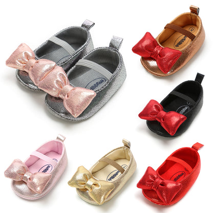Toddler Baby Girl Clogs Bowknot Shoes Kids Girls Flats Shoes Wedding Princess Sandals Party Shoes For Baby Girl