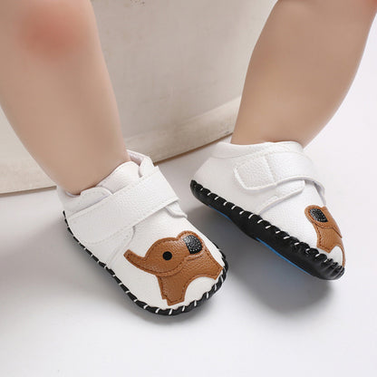 EABXZ infant soft baby shoes first walker toddler boys shoes newborn Girls Buckle Strap Bow Soft Crib Shoes Cotton Sneakers