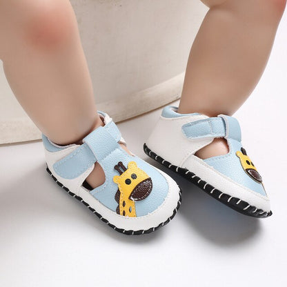 EABXZ infant soft baby shoes first walker toddler boys shoes newborn Girls Buckle Strap Bow Soft Crib Shoes Cotton Sneakers