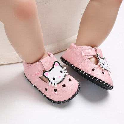 EABXZ infant soft baby shoes first walker toddler boys shoes newborn Girls Buckle Strap Bow Soft Crib Shoes Cotton Sneakers