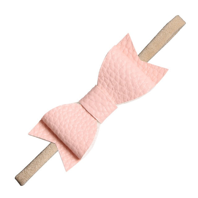 Baby Bows Newborn Girls Bows Headband Boneless Comfort Infant Princess Headdress Baby Girl Turban Headwear Baby Photo Prop